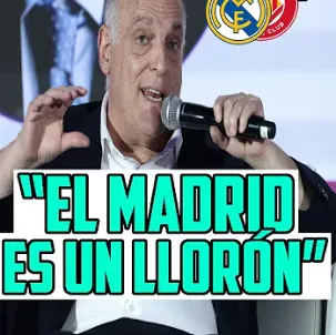 Tebas en pie de guerra contra el Real Madrid: "Se ha convertido en un club llorón"