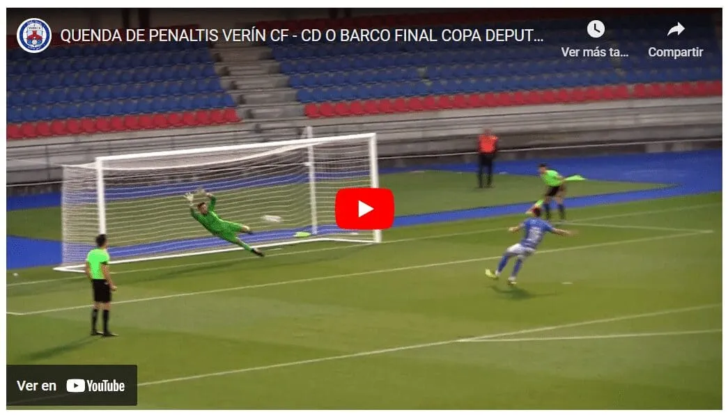 El Verín CF conquista la Copa Diputación en una emocionante tanda de penaltis (VIDEO)  y completa el doblete