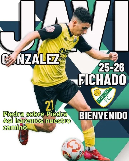 🟢 Javi González refuerza al Coruxo FC: desborde, velocidad y ambición para el nuevo proyecto ⚽