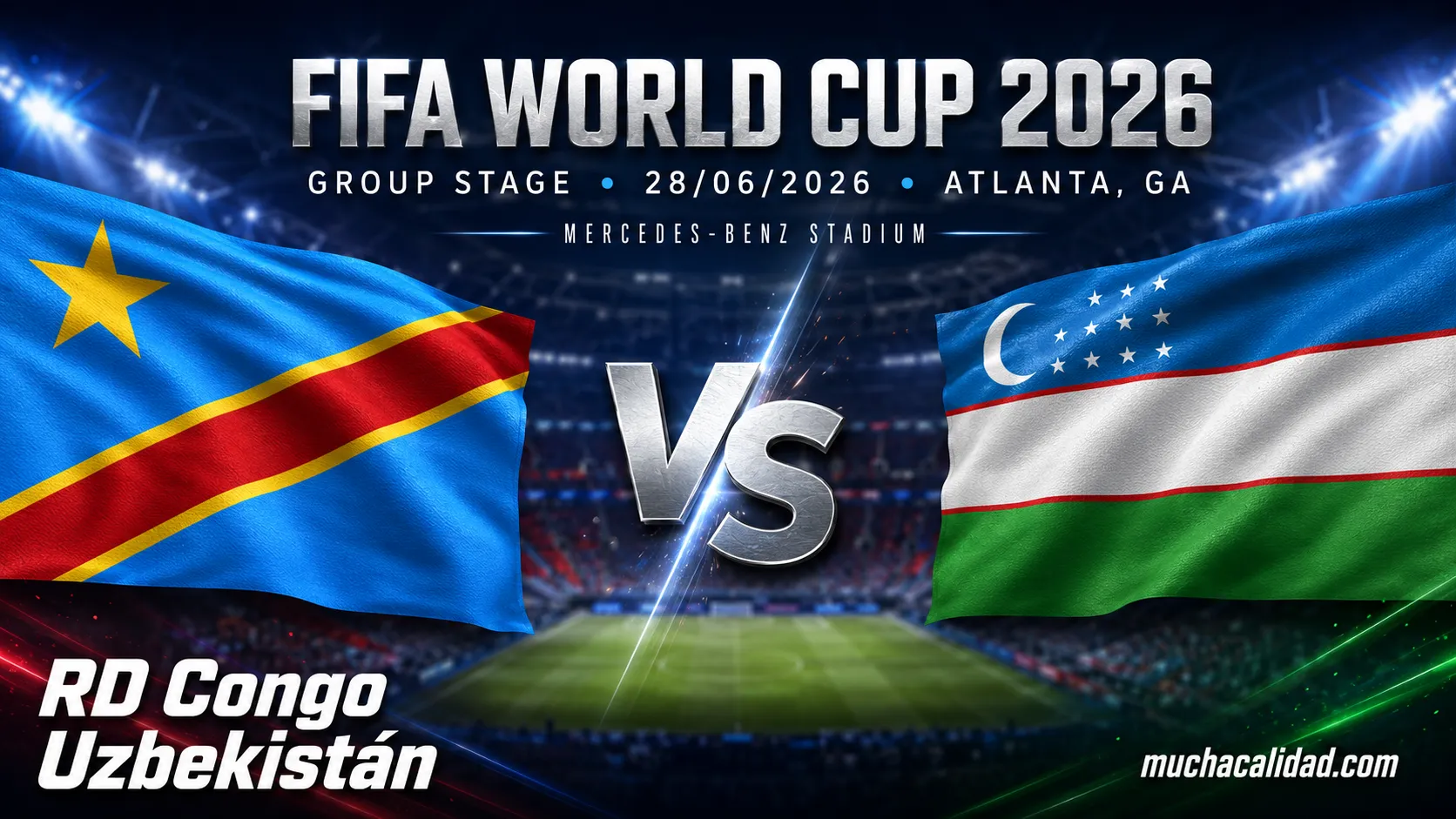 RD Congo vs Uzbekistán: alineaciones probables, horario y pronóstico del Mundial 2026