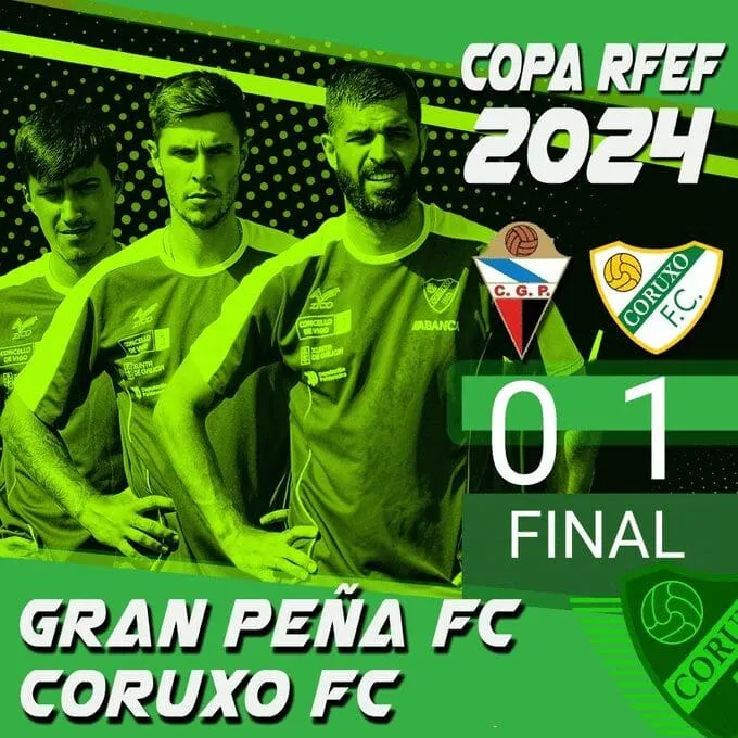 Ajustada victoria del Coruxo ante el Gran Peña en Copa Federación