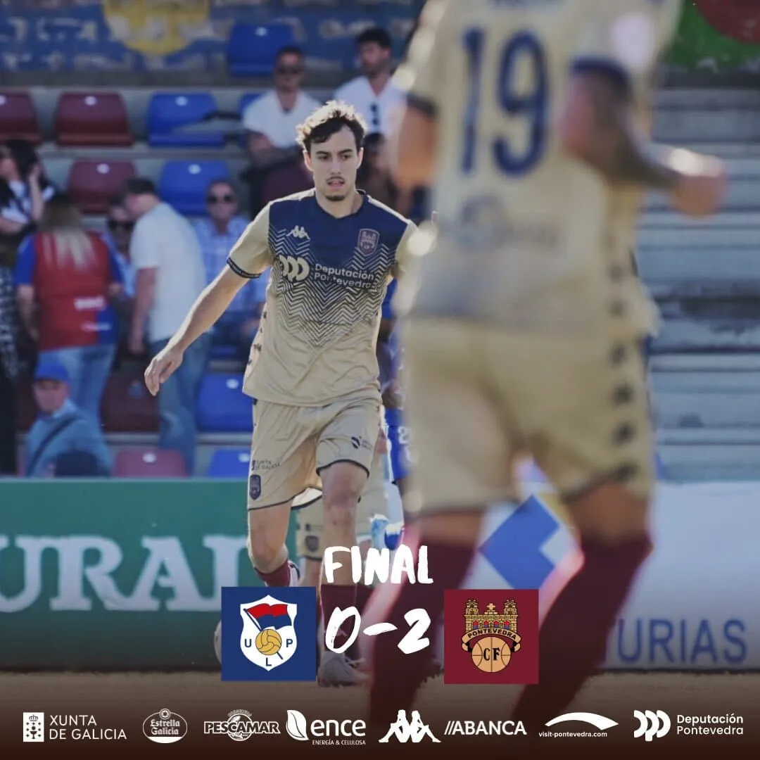 El Pontevedra empieza a carburar y se lleva los tres puntos en Langreo (0-2)