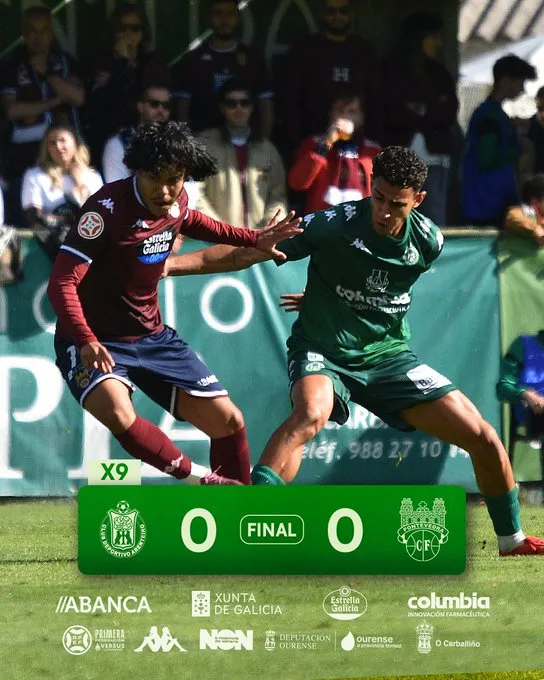 ⚽ Espiñedo vibra sin goles: el Arenteiro y el Pontevedra firman tablas en un derbi intenso 🔥
