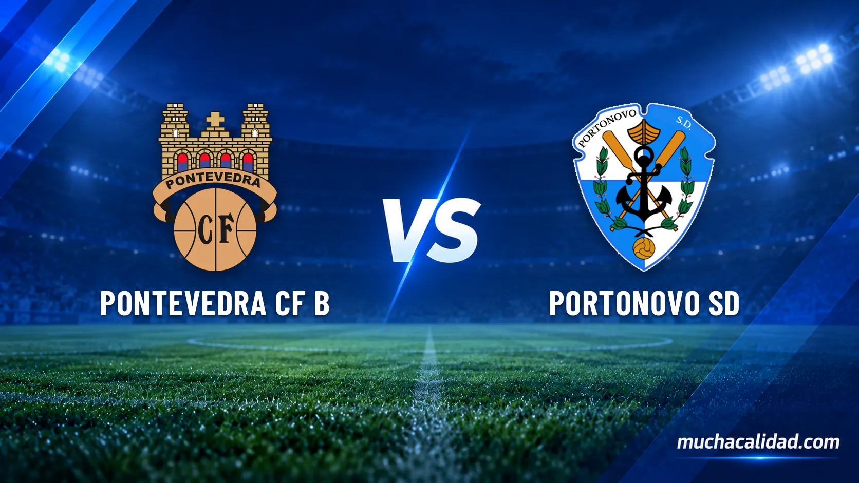 Pontevedra CF B vs Portonovo SD: horario, dónde ver y claves del partido de Tercera Federación