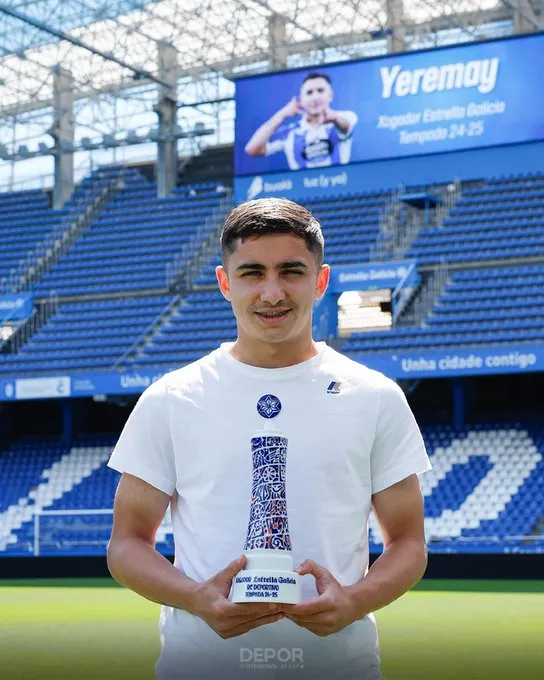 🚨 Yeremay rompe el silencio tras ser elegido MVP: "Amo al Dépor y voy a luchar por el ascenso" 🚀