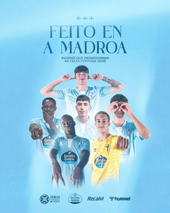 🧱 1. El Celta Fortuna se refuerza desde dentro: juventud renovada, futuro asegurado