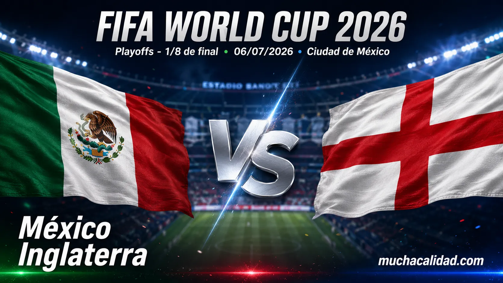 México vs Inglaterra: alineaciones probables, horario y pronóstico del Mundial 2026
