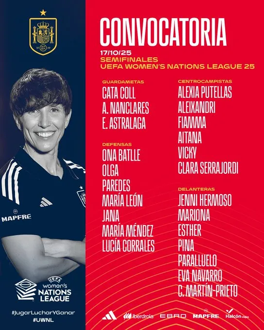 🇪🇸 ¡Sonia Bermúdez agita el tablero! España ya tiene a sus 23 guerreras para asaltar Suecia 💥