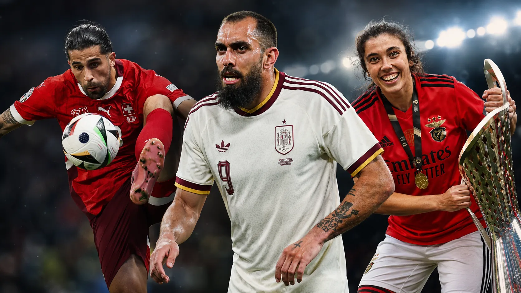 El fútbol gallego presume de pasaporte internacional: Ricardo Rodríguez, Borja Iglesias y Pauleta suben peldaños