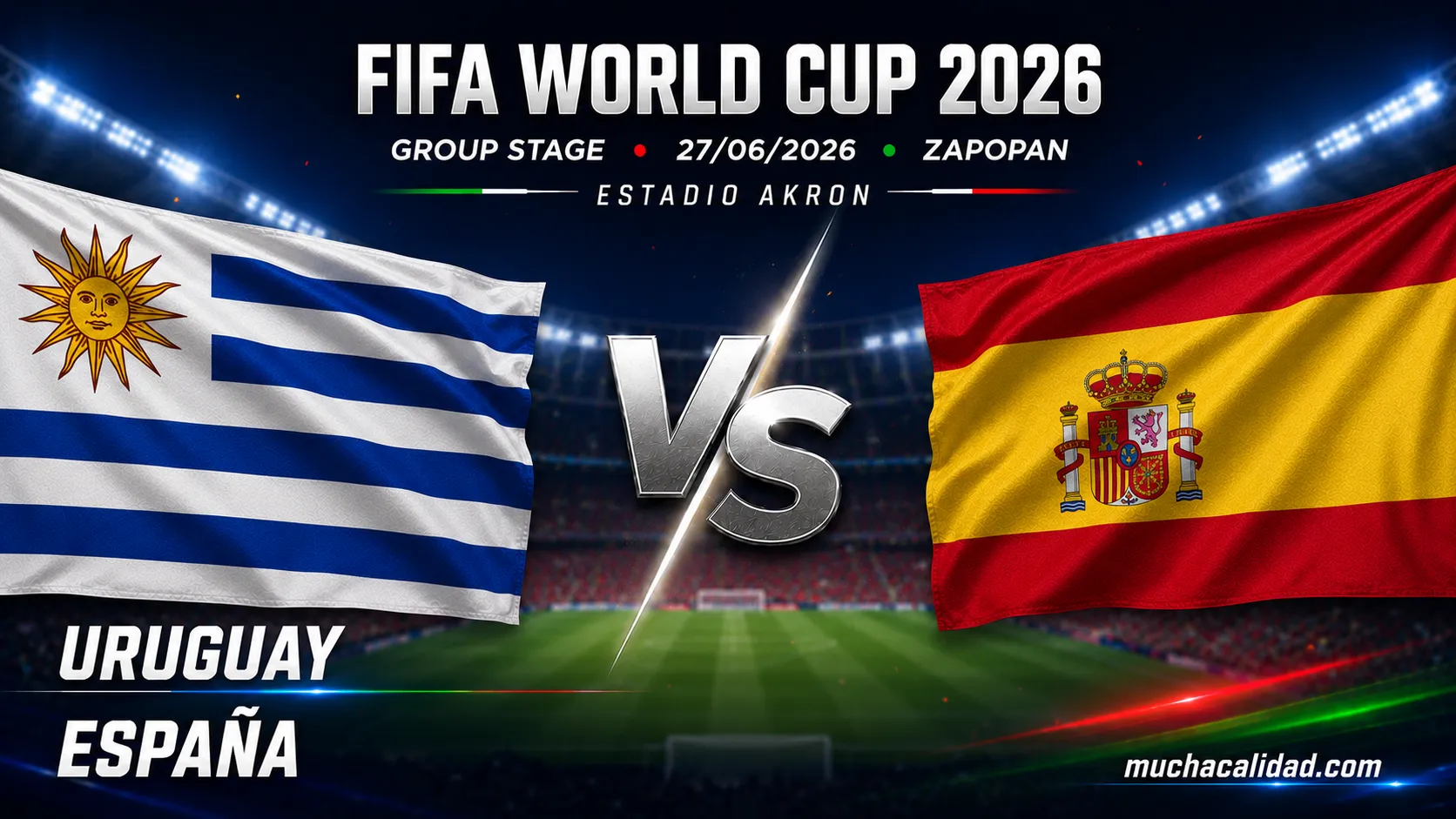 Uruguay vs España: alineaciones probables, horario y pronóstico del Mundial 2026