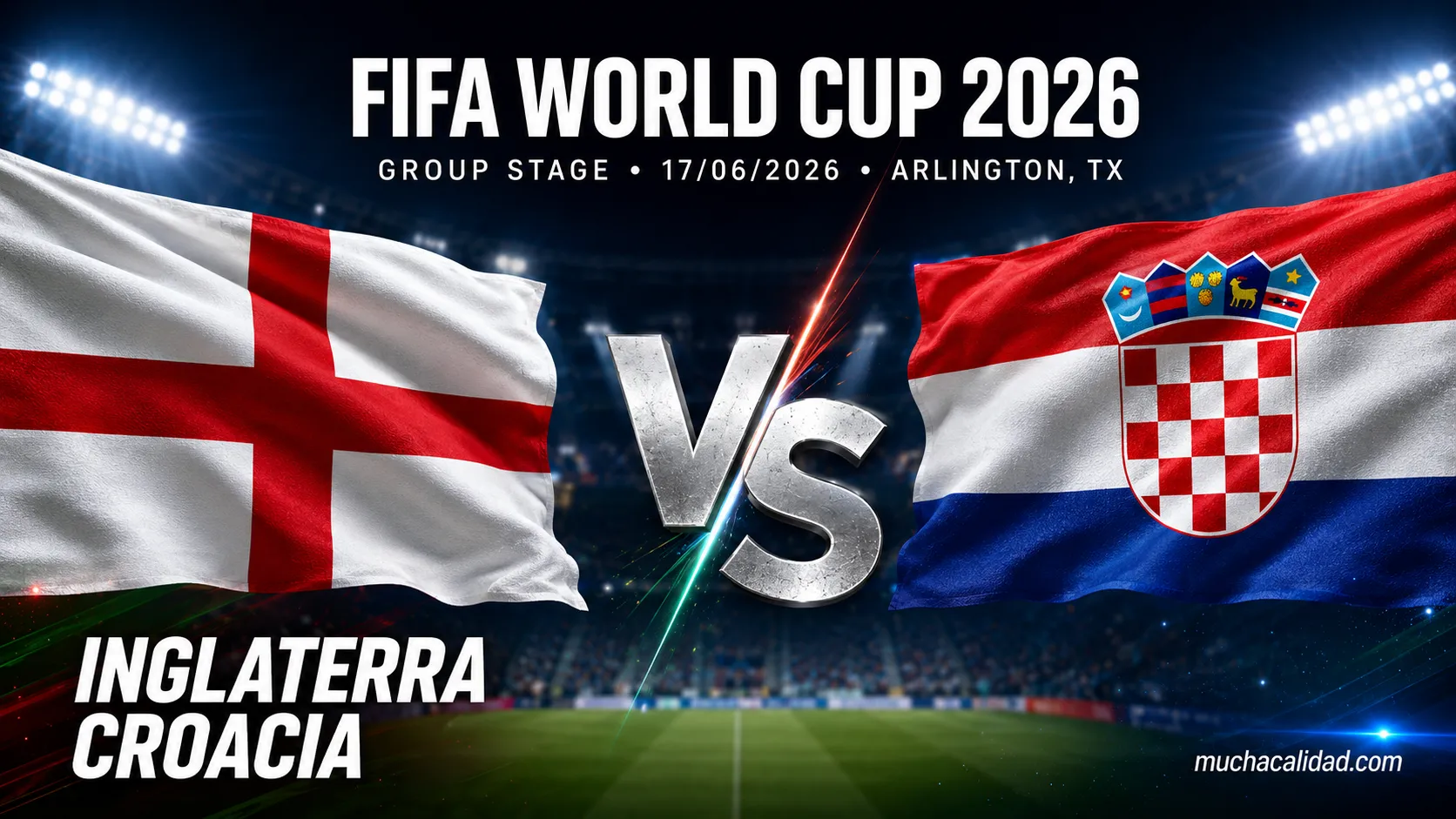 Inglaterra vs Croacia: previa completa del Mundial 2026