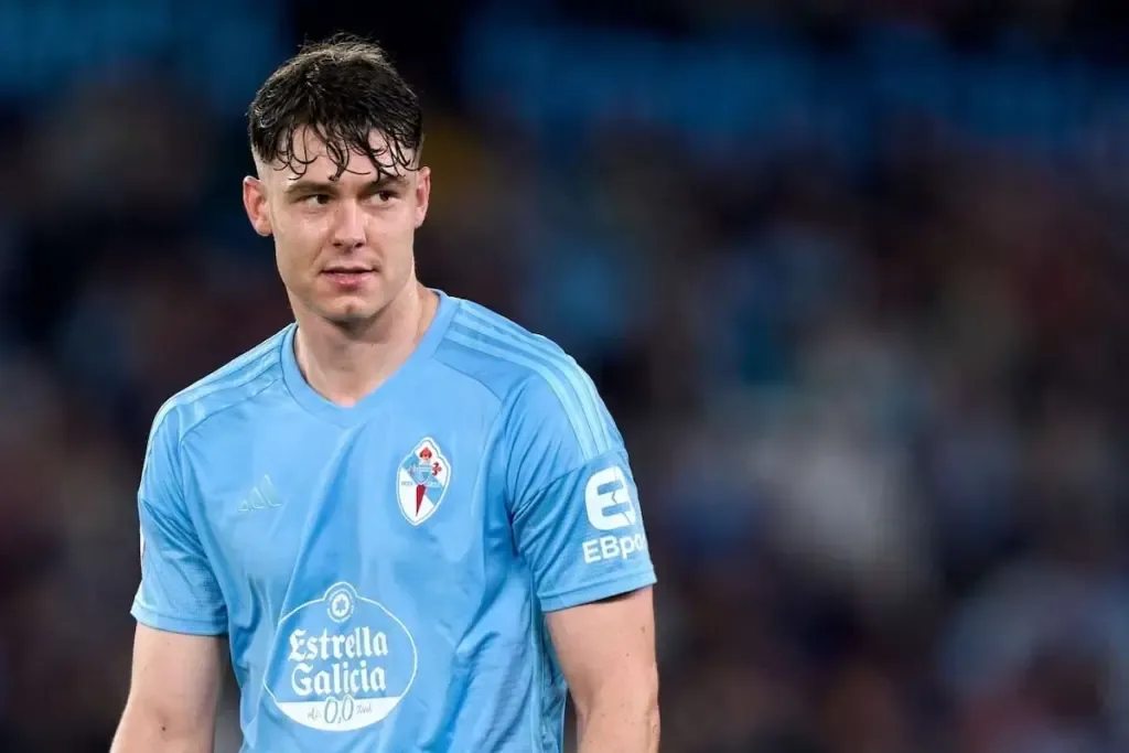 Jørgen Strand Larsen, el exdelantero que creció en Balaídos antes de llegar al Crystal Palace