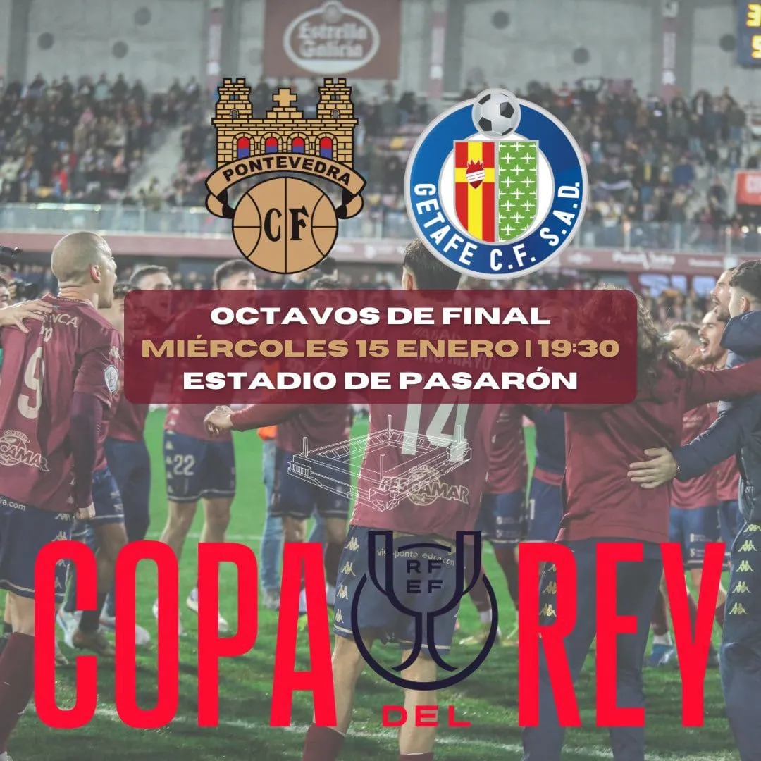 El Getafe de Bordalás visita Pasarón en un duelo histórico para la ciudad de Pontevedra