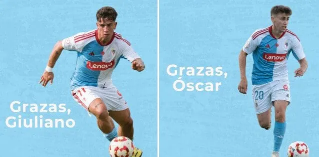 Despedida en la SD Compostela: Giuliano Bertino y Óscar Gil no continuarán en el club