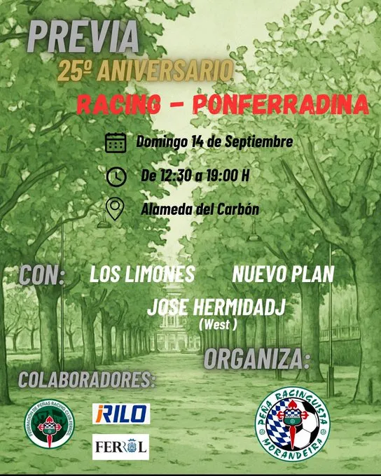 🎉🔥 La Peña Morandeira tira la casa por la ventana en su 25º aniversario: música, fiesta y pasión racinguista