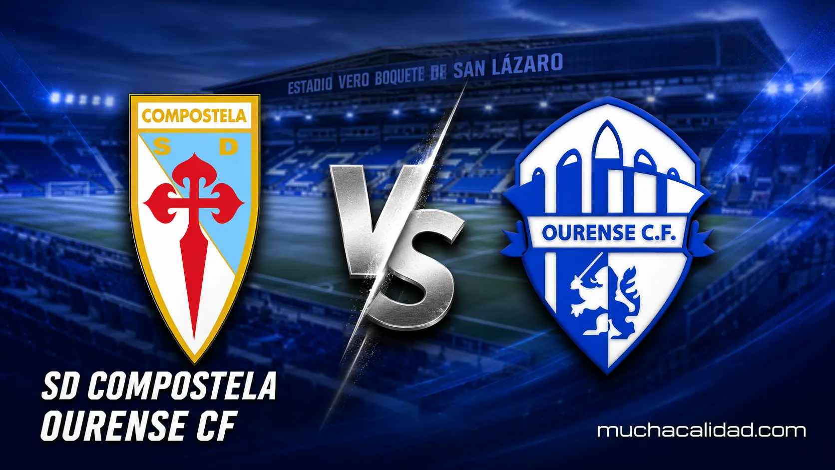 SD Compostela vs Ourense CF - horario, dónde ver y claves del amistoso en San Lázaro