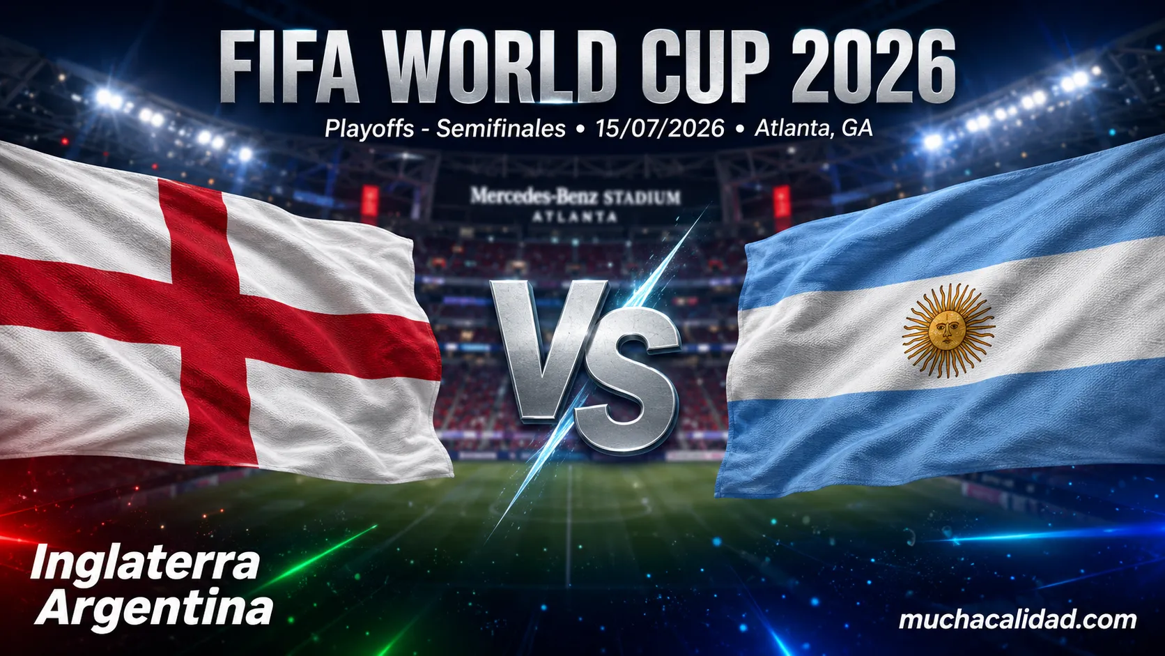 Inglaterra vs Argentina: alineaciones probables, horario y pronóstico del Mundial 2026