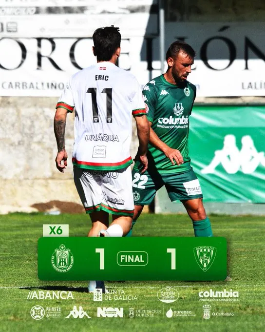 💚 El Arenteiro salva un punto de oro y sigue sumando⚽🔥