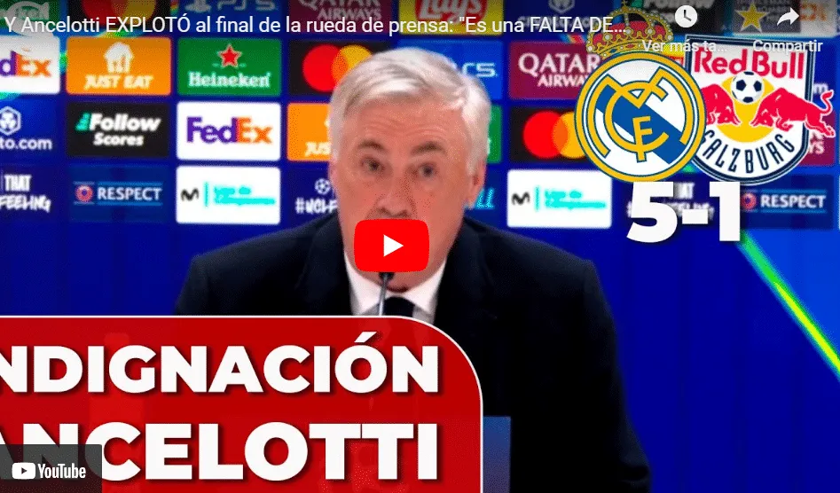 "Ancelotti Estalla Contra la UEFA: ‘Una Falta de Respeto para Todos’"