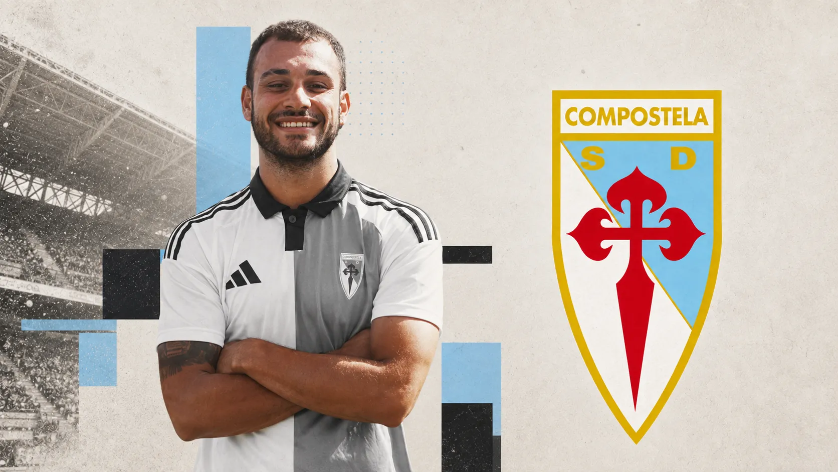 Fichajes SD Compostela: Roque González regresa por tercera vez a San Lázaro