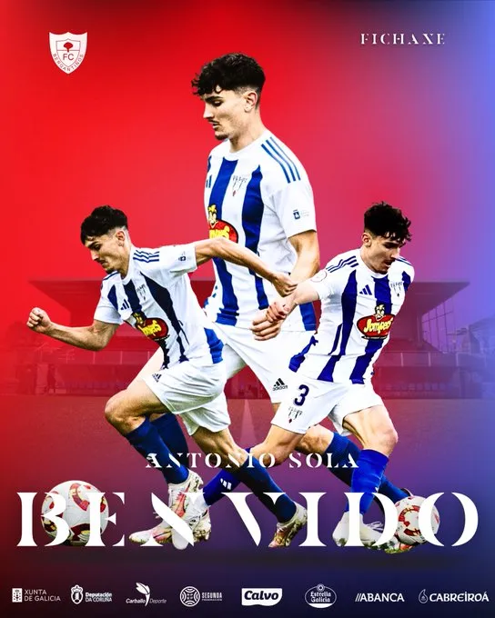 ✍️ FICHAJE CERRADO: Antonio Sola se une al Bergantiños FC 🛡️🔥