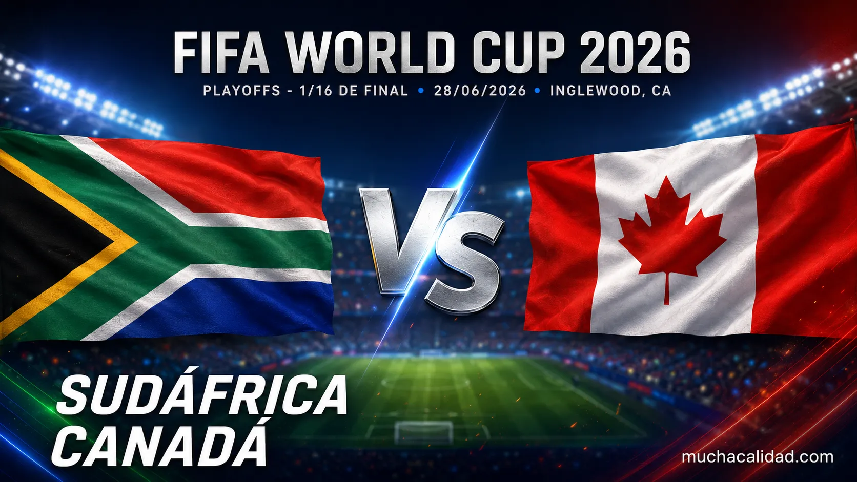 Sudáfrica vs Canadá: alineaciones probables, horario y pronóstico del Mundial 2026