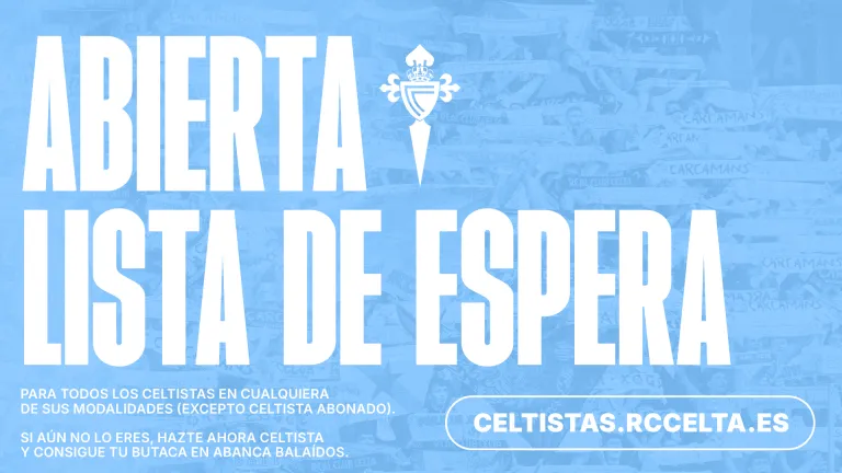 ¡Locura celeste! El RC Celta abre la lista de espera para conseguir un abono en Abanca Balaídos
