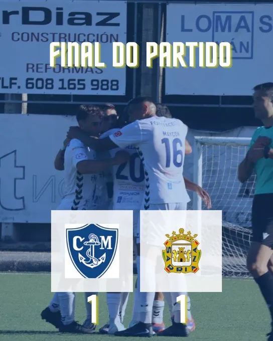 💥 La Sarriana roza la victoria en Miramar en el debut de Dani Giménez (1-1)