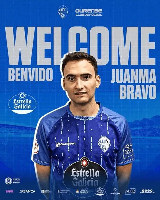 Juanma Bravo, fichaje de relumbrón para el Ourense CF