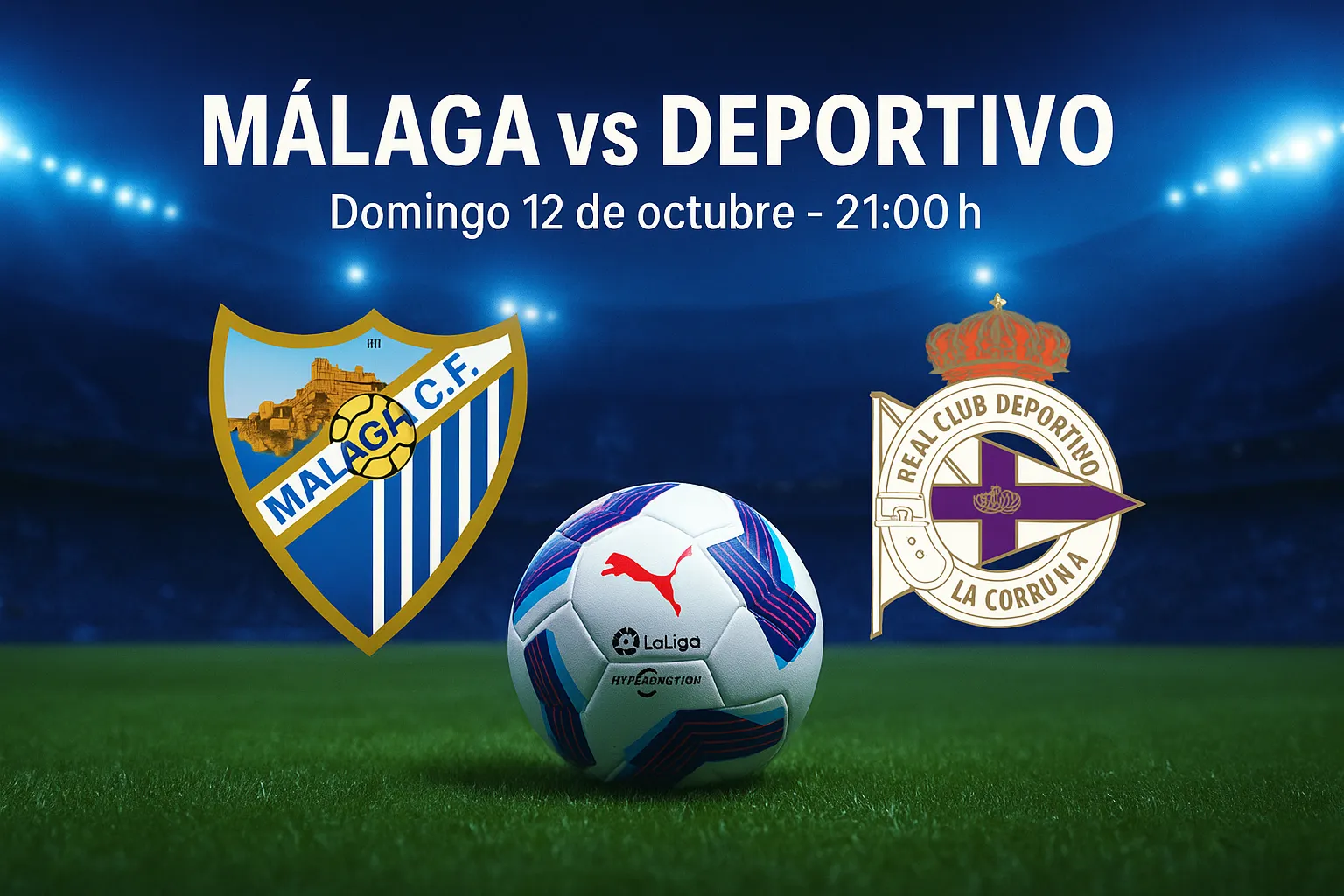 📺 Málaga vs Deportivo: horario, canal y cómo ver EN DIRECTO el partidazo de LaLiga Hypermotion ⚽🔥