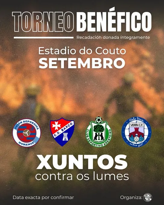 🔥 Ourense arde… ¡y el fútbol responde con un torneo solidario histórico!