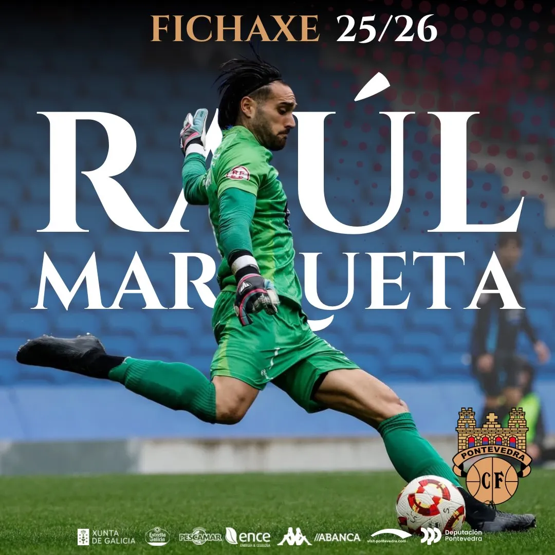 🧤 ¡Cerrada la muralla de Pasarón! Marqueta y Edu Sousa blindan la portería del Pontevedra 🔐