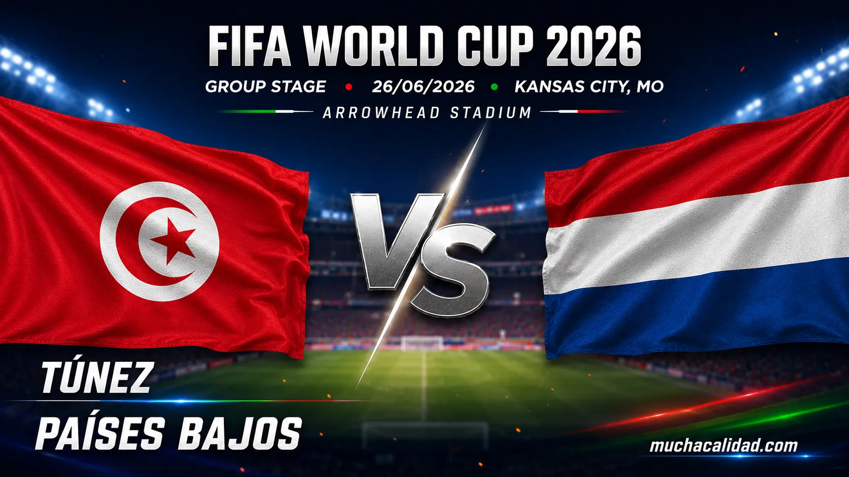 Túnez vs Países Bajos: alineaciones probables, horario y pronóstico del Mundial 2026