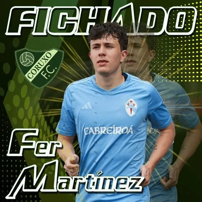 Fern Martínez, la joven promesa del Celta que refuerza el ataque del Coruxo