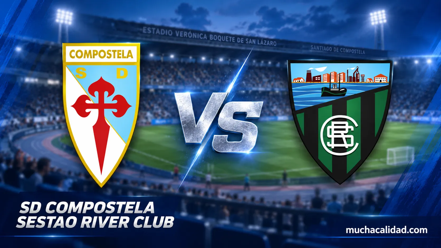 SD Compostela vs Sestao River Club: horario, dónde ver y claves del partido de Segunda Federación