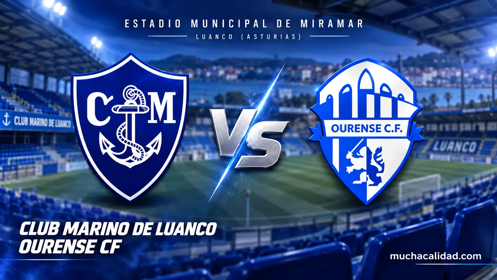 Marino de Luanco vs Ourense CF: horario, dónde ver y claves del partido de Segunda Federación