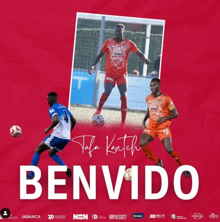 Tafa Kanteh, nuevo refuerzo para la defensa del Arosa SC