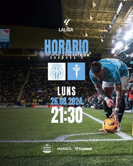 Horarios definidos para el Celta de Vigo ante Valencia, Villarreal y Osasuna