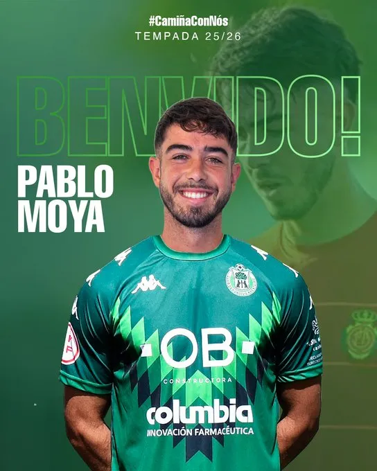 🔥 ¡Muralla verde reforzada! Pablo Moya aterriza en Espiñedo para blindar la zaga 💪🟢