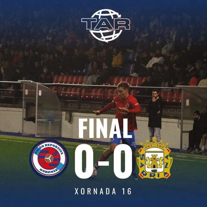 Empate sin goles en O Couto: despedida de Álex Fernández y debut de Guille Oriol
