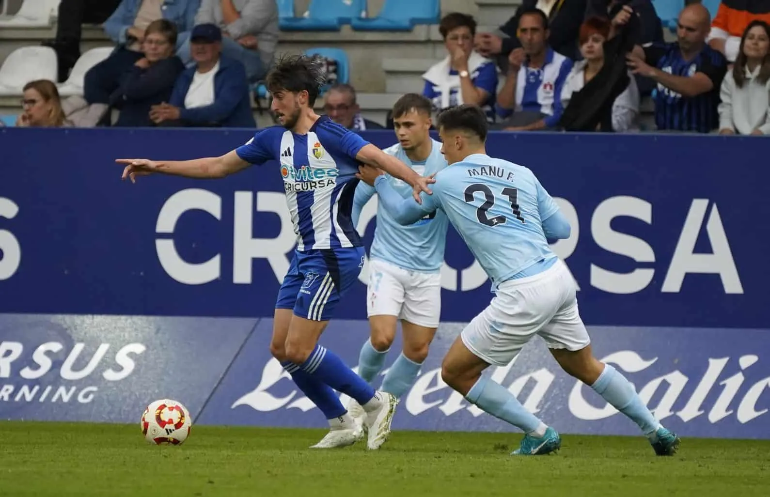 Jarro de agua fría para el Celta Fortuna ante la Ponferradina