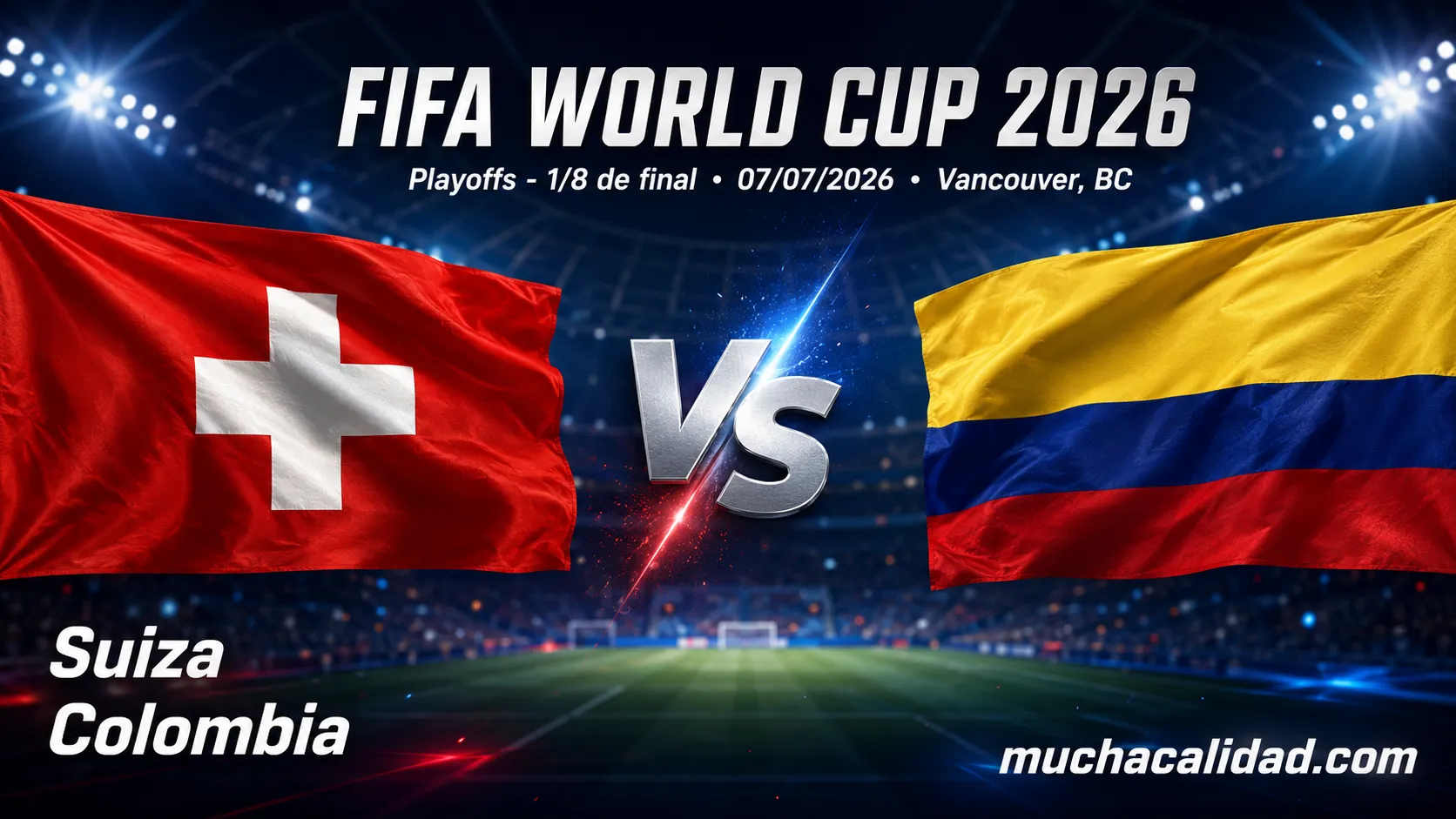 Suiza vs Colombia: alineaciones probables, horario y pronóstico del Mundial 2026