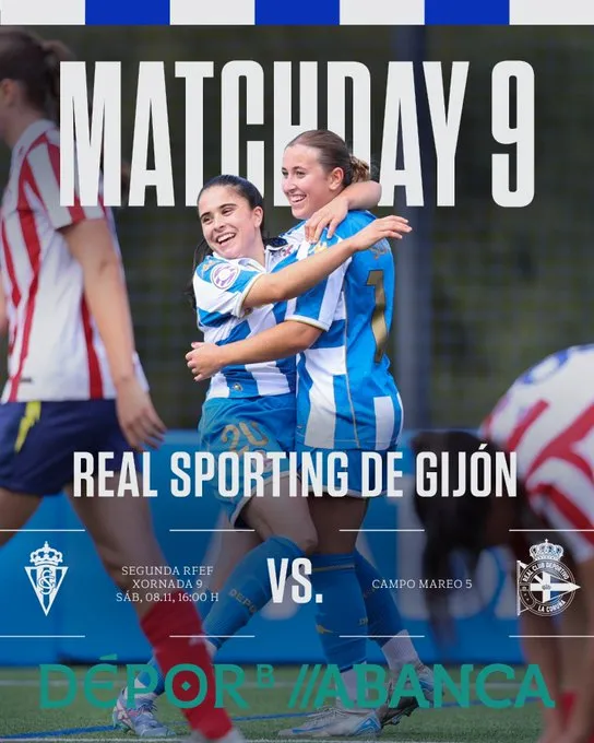 ⚽ Laura Ruiz firma el doblete de la reacción del Dépor ABANCA B en Mareo (0-2)