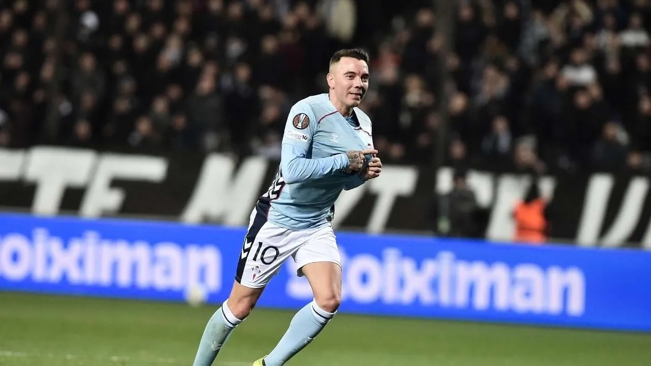 Iago Aspas, baja del Celta para el debut en la Europa League