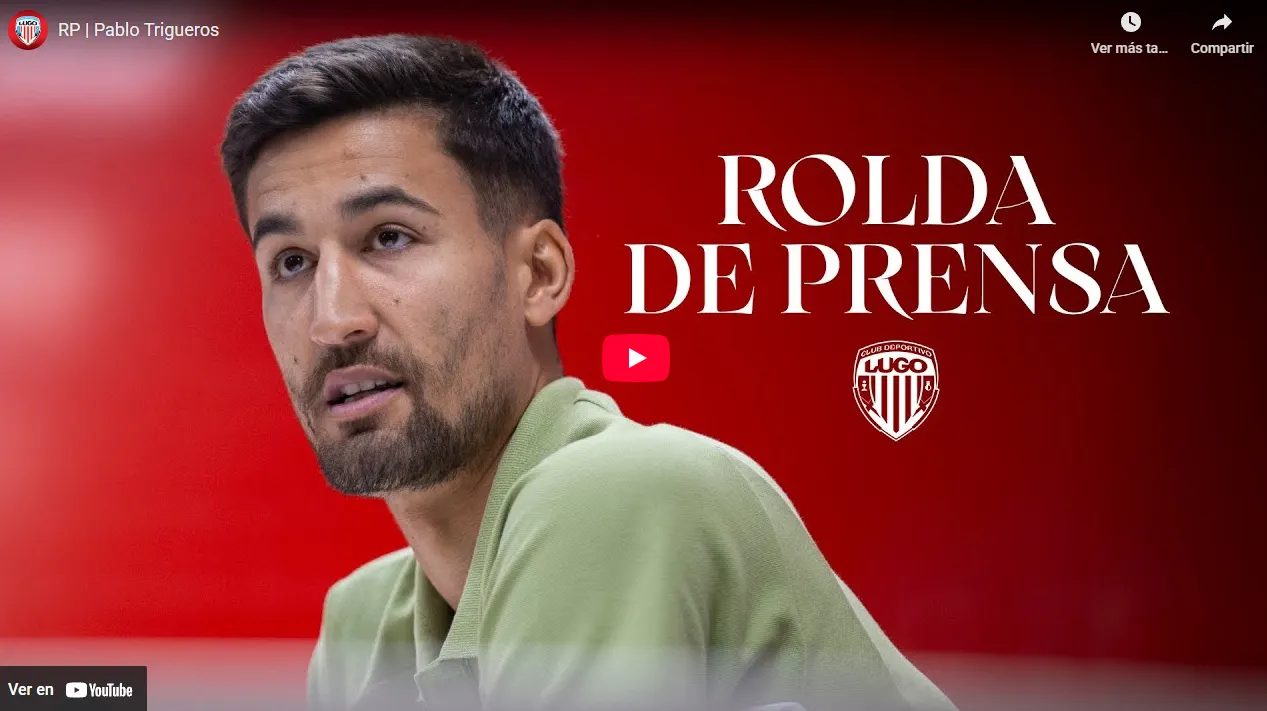 🔥 Pablo Trigueros lanza un mensaje de fe al luguísmo: “Estamos preparados para despegar” 💪🔴⚪