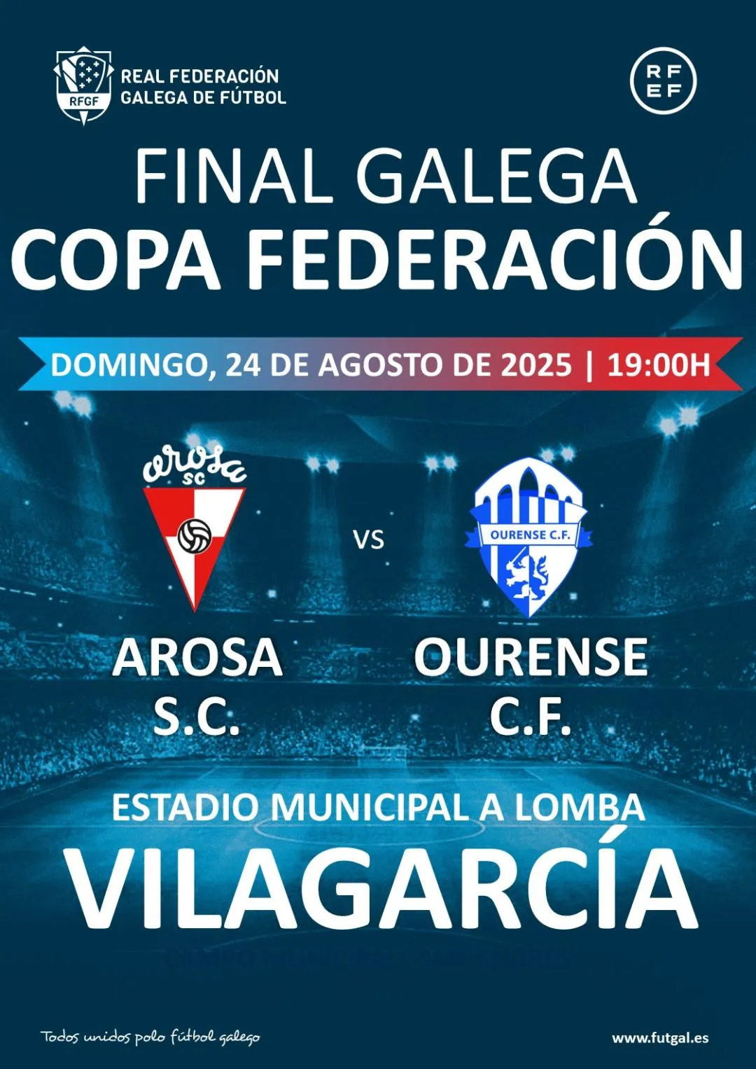 ⚽🔥 ¡Arosa y Ourense se juegan la gloria en la final de la Copa Federación! 🏆