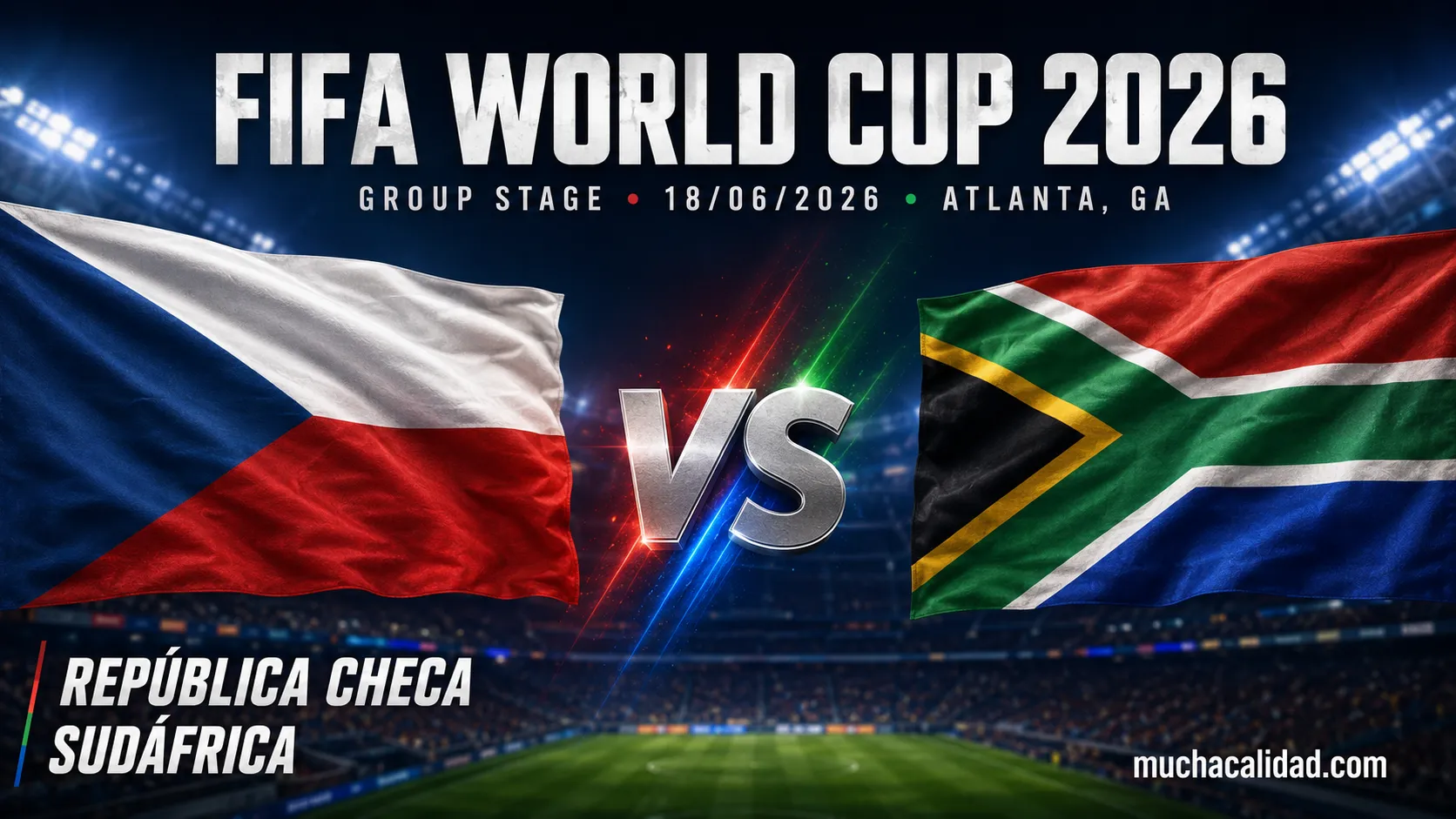 República Checa vs Sudáfrica: previa completa del Mundial 2026
