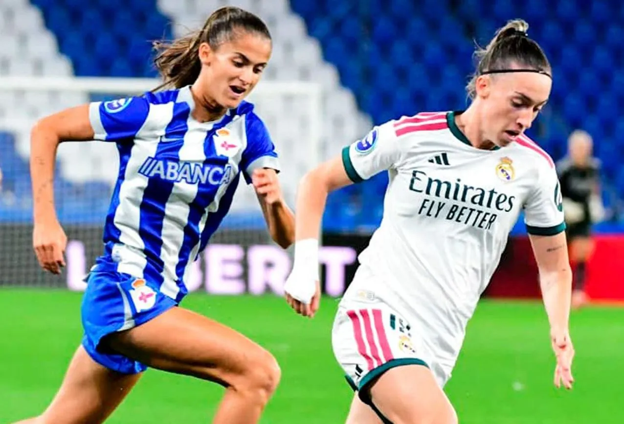 El Dépor ABANCA planta cara al Real Madrid, pero la diferencia en las áreas decide en Riazor (0-2)