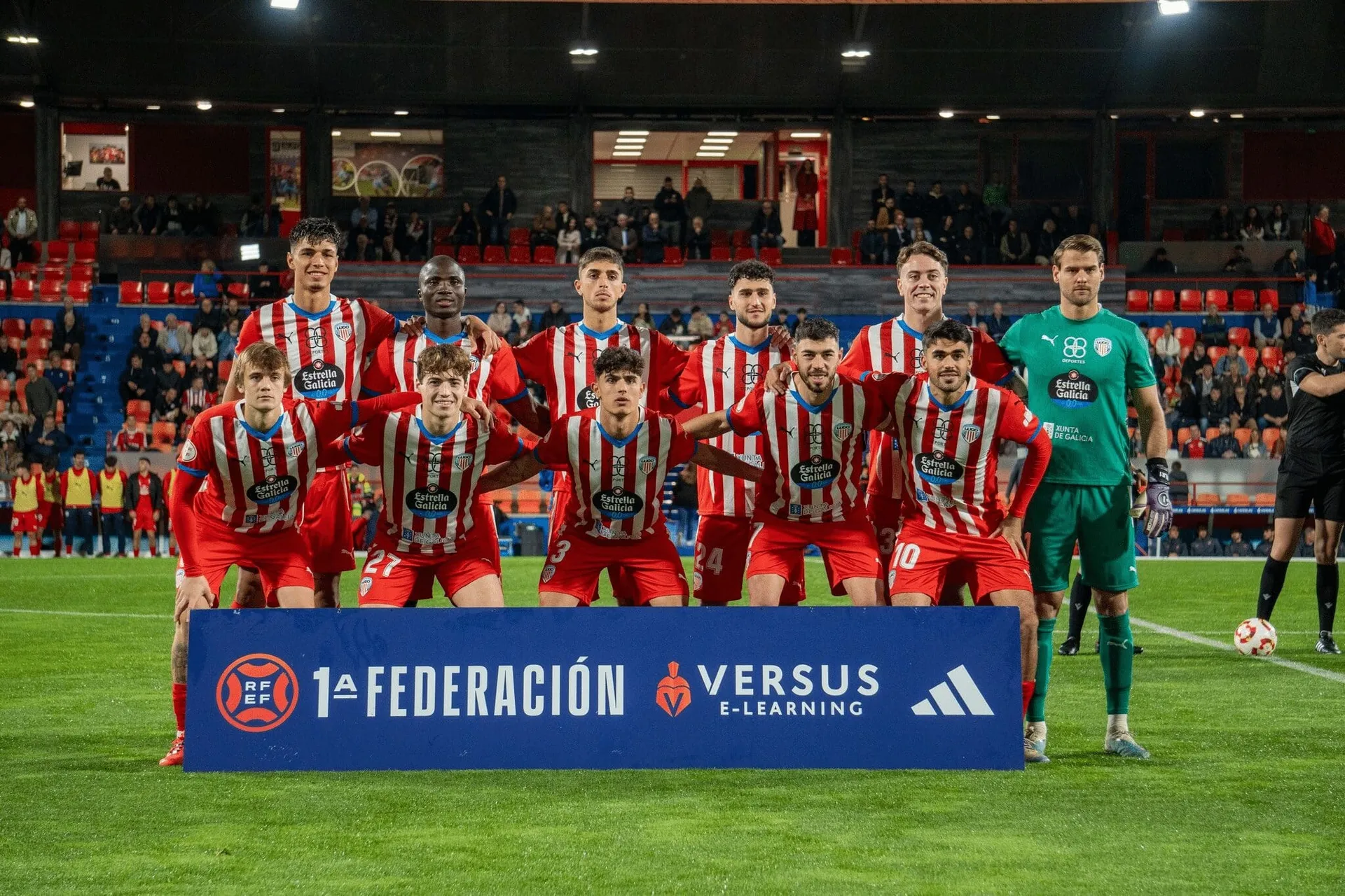 El Lugo muestra su solidez y castiga la falta de pegada del Bilbao Athletic en el Anxo Carro