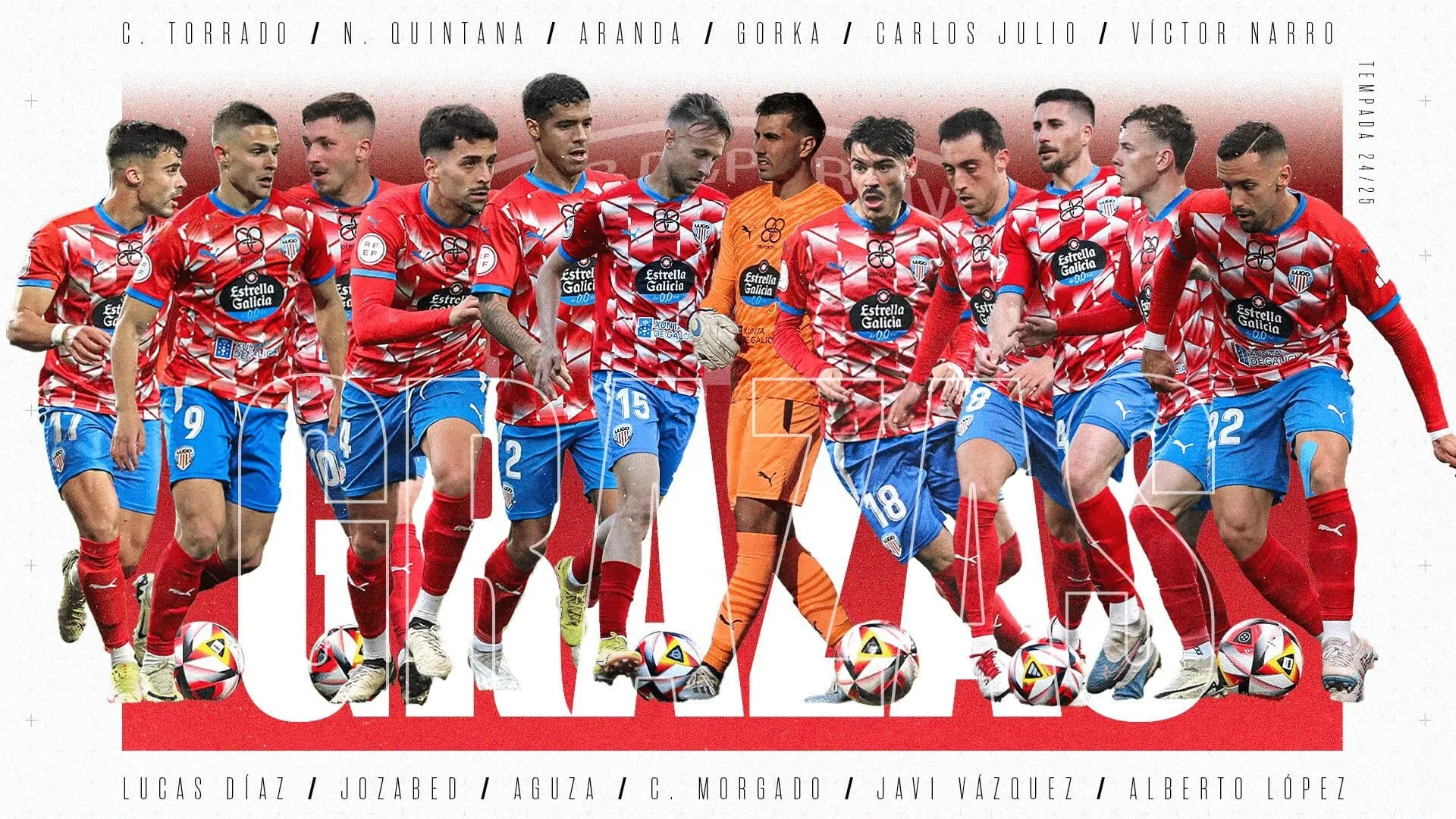 Revolución en el CD Lugo: 12 Jugadores finalizan contrato y 4 regresan a sus clubes